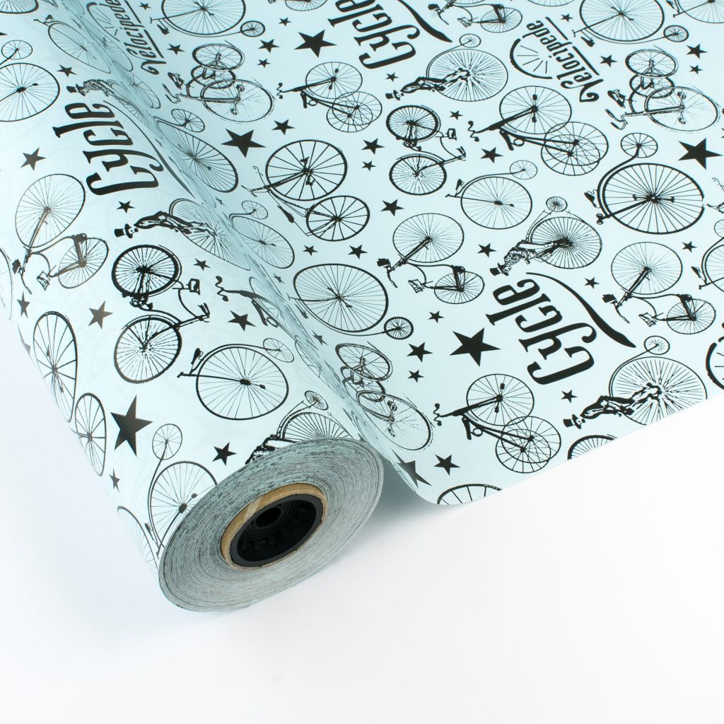 Papel de Regalo Vintage - Circo - Bicicletas